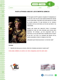 Uso de los elementos químicos (Pauta)