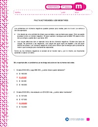 Los negativos (Pauta)