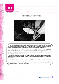 La sonda voyager 1 (Pauta)