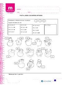 Juego: cacharros antiguos (Pauta)