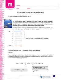 División de números enteros (Pauta)