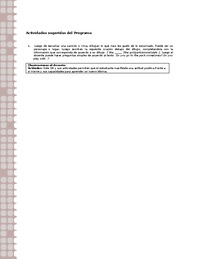 Actividades sugeridas Unidad 1