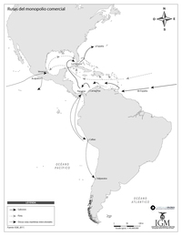 Rutas del monopolio comercial