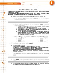 Vocabulario Ícaro y Dédalo