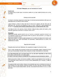 Para una buena lectura en voz alta