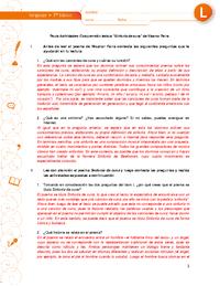 Comprensión de lectura: Sinfonía de cuna