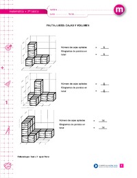 Juego: cajas y volumen (Pauta)