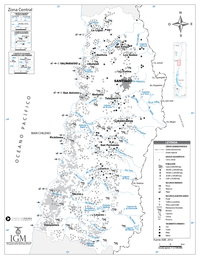 Mapa de la zona Central
