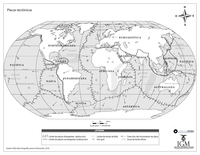 Mapa placas tectónicas