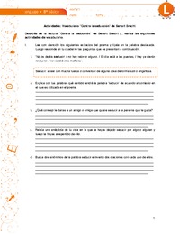 Vocabulario: "Contra la seducción"