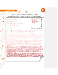 "El ponche de los deseos": esquema resumen y descripción de un personaje