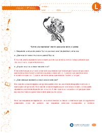 "Cultivo una rosa blanca": escribir para opinar sobre un poema
