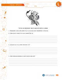 "Cultivo una rosa blanca": escribir para opinar sobre un poema
