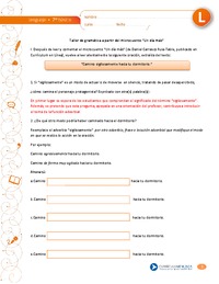 "Un día más": taller de gramática