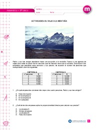 El viaje a la montaña