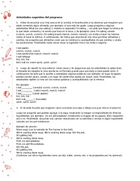 Actividades sugeridas Unidad 4