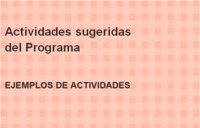 Actividades sugeridas Unidad 3 Actividades sugeridas Unidad 3