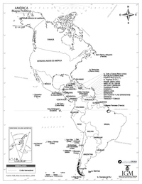 Mapa político de América