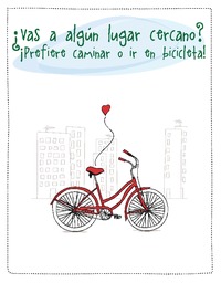 Prefiere andar en bicicleta