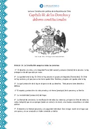 Constitución de Chile: De los Derechos y Deberes constitucionales