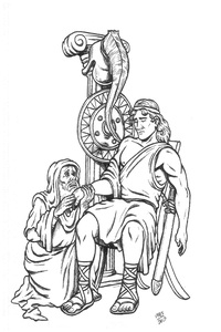 Escena de la Iliada