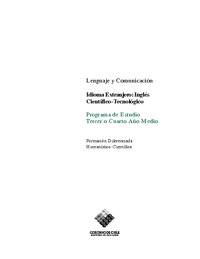 Programa de Estudio Tercer o Cuarto Año Medio