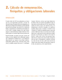 Módulo 2 - Cálculo de remuneración, finiquitos y obligaciones laborales Módulo 2 - Cálculo de remuneración, finiquitos y obligaciones laborales