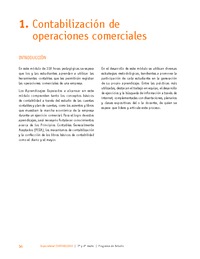 Módulo 1 - Contabilización de operaciones comerciales Módulo 1 - Contabilización de operaciones comerciales