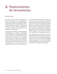 Módulo 02 - Mantenimiento de herramientas Módulo 02 - Mantenimiento de herramientas