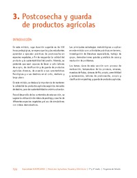Módulo 3 - Postcosecha y guarda de productos agrícolas Módulo 3 - Postcosecha y guarda de productos agrícolas