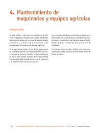 Módulo 4 - Mantenimiento de maquinarias y equipos agrícolas Módulo 4 - Mantenimiento de maquinarias y equipos agrícolas