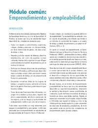 Emprendimiento y empleabilidad Emprendimiento y empleabilidad