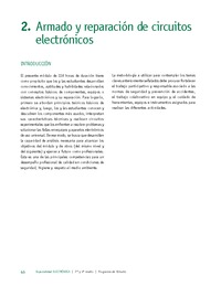 Módulo 2 - Armado y reparación de circuitos electrónicos Módulo 2 - Armado y reparación de circuitos electrónicos
