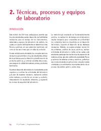 Módulo 2 - Técnicas, procesos y equipos de laboratorio Módulo 2 - Técnicas, procesos y equipos de laboratorio