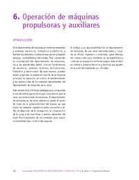 Módulo 6 - Operación de máquinas propulsoras y auxiliares Módulo 6 - Operación de máquinas propulsoras y auxiliares