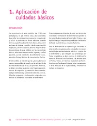 Módulo 1 - Aplicación de cuidados básicos Módulo 1 - Aplicación de cuidados básicos