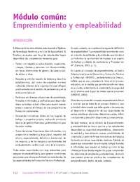 Emprendimiento y empleabilidad Emprendimiento y empleabilidad