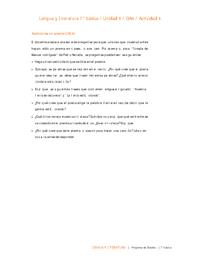 Lengua y Literatura 7° básico-Unidad 1-OA4-Actividad 1