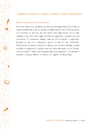 Lengua y Literatura 7° básico-Unidad 2-OA15-Actividad 2