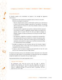 Lengua y Literatura 7° básico-Unidad 4-OA21-Actividad 1