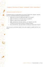 Lengua y Literatura 8° básico-Unidad 4-OA16-Actividad 2