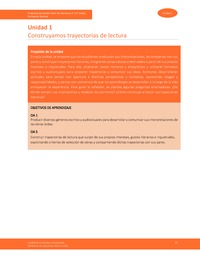 Unidad 1: Construyamos trayectorias de lectura