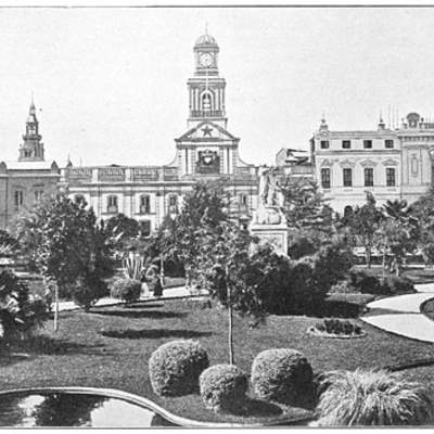Plaza de Armas en 1906
