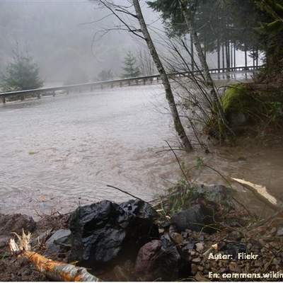 Inundación por salida de río