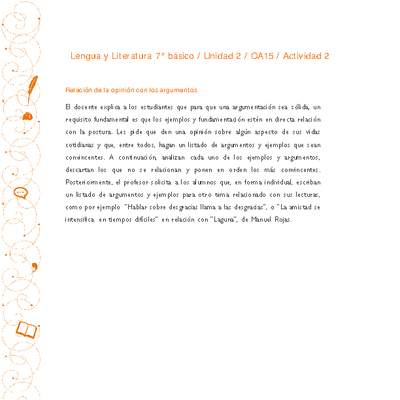 Lengua y Literatura 7° básico-Unidad 2-OA15-Actividad 2