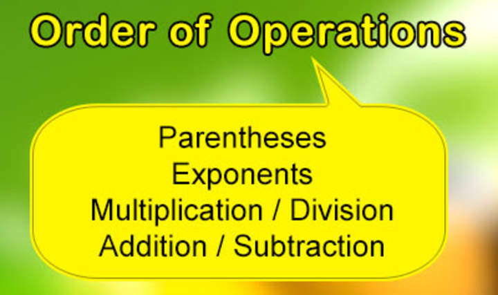 Introducción al orden de operaciones Introducción al orden de operaciones