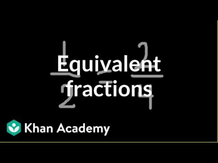 Fracciones equivalentes Fracciones equivalentes