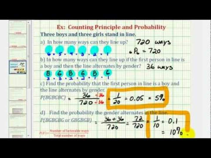 El principio de conteo y la probabilidad usando el principio de conteo El principio de conteo y la probabilidad usando el principio de conteo