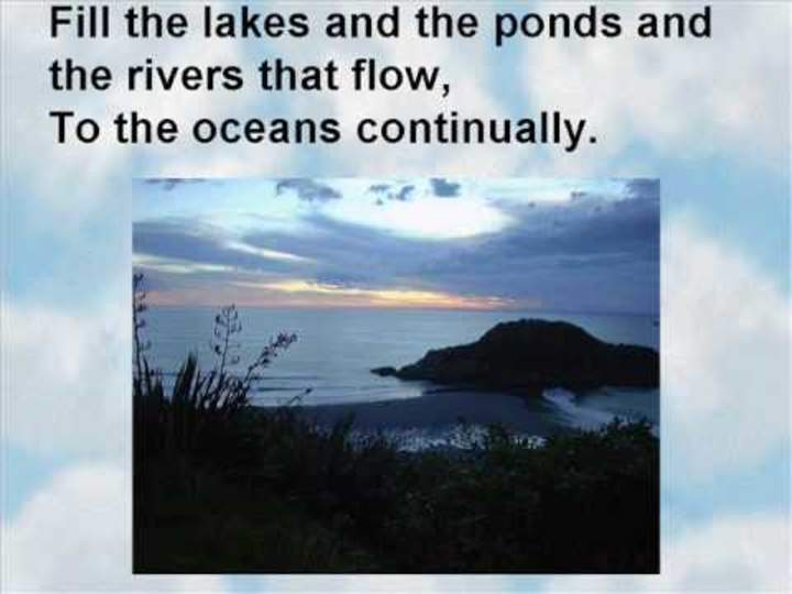 La canción del ciclo del agua