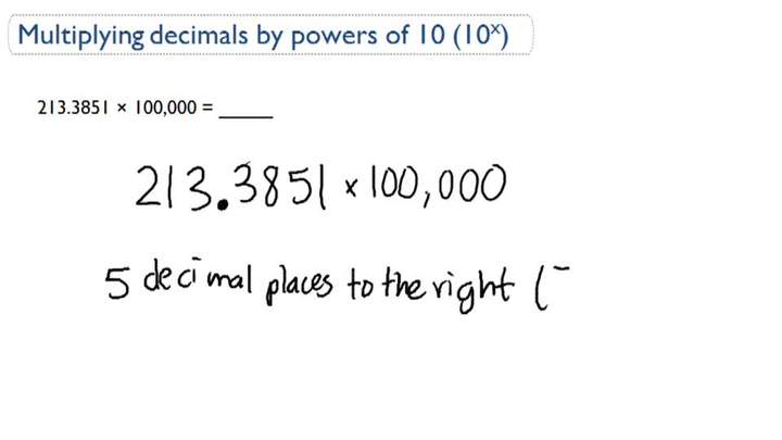 Multiplicación de decimales - Ejemplo 5 Multiplicación de decimales - Ejemplo 5